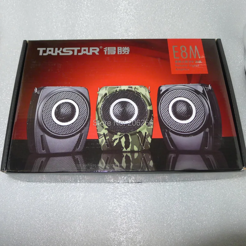 TAKSTAR E8M Портативные Цифровые усилители и динамик MP3 аудио плеер класса D Цифровой