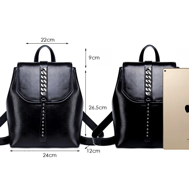 Новинка 2019 женская сумка рюкзак из натуральной кожи женский модный кожаный