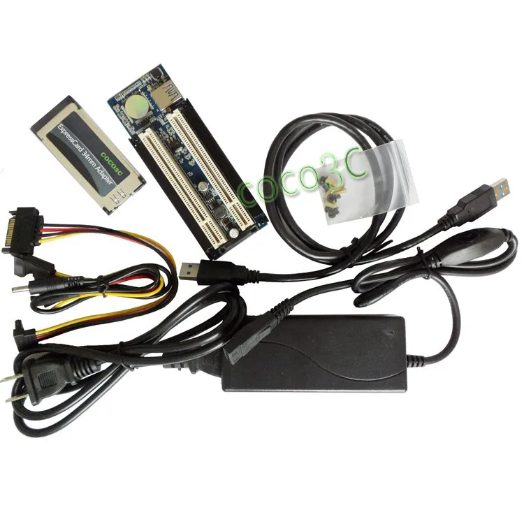 Laptop Expresscard 34 To 2 PCI 32bit slots adapter Express Card Riser card for sound serial parallel | Компьютеры и офис