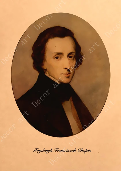 Польский музыкант Фредерик Франсуа шопин картины на холсте винтажные настенные
