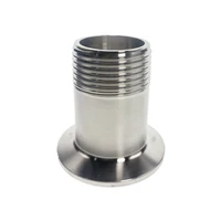 dn15 dn50 304 sanitary stainless steel male threaded pipe fitting ferrule