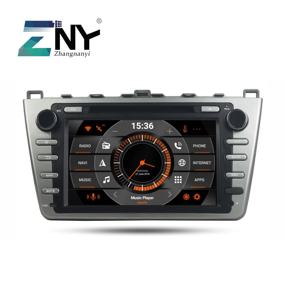8 "ips в тире 2 Din Android 9 0 Автомобильный DVD стерео для Mazda 6 Ruiyi ультра Авто Радио WiFi gps