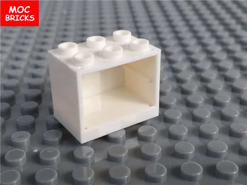 20 компл./лот кубики MOC контейнер шкаф 2x3x2 и ящик подходит с 4532 & 4536 образовательные