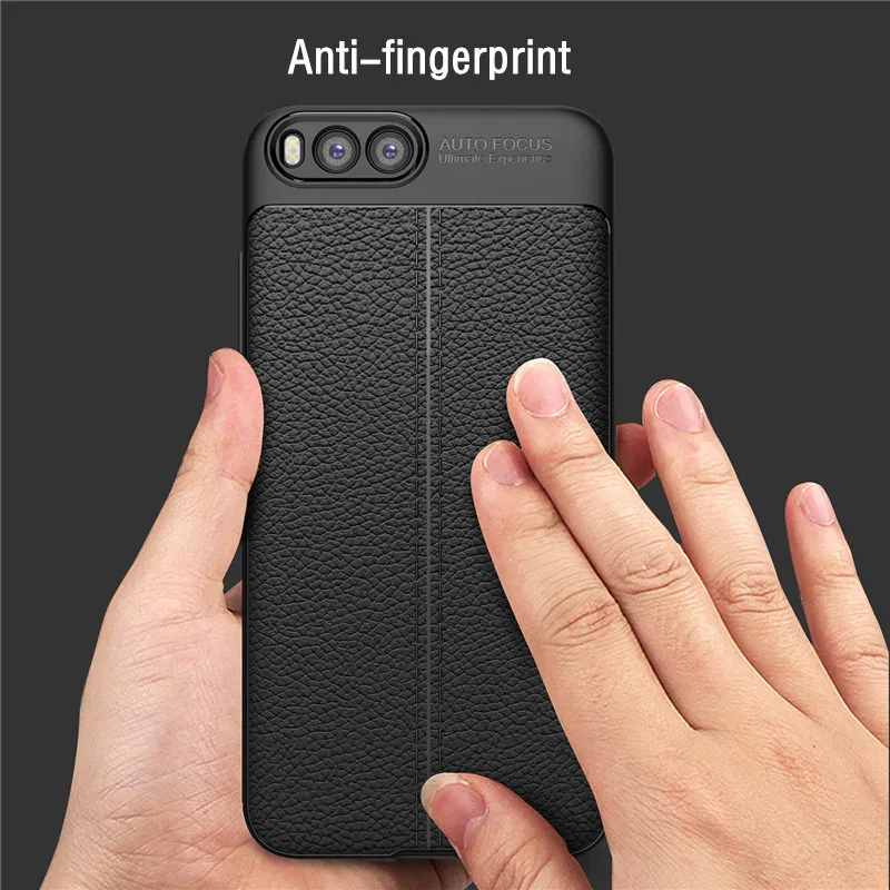 Для Xiaomi mi6 чехол ТПУ Мягкий силиконовый роскошный из искусственной кожи Панцири