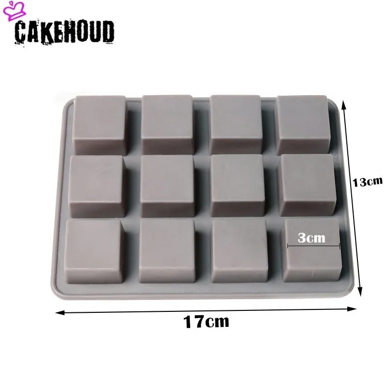 Небольшая Квадратная антипригарная силиконовая форма для торта cakeantang с 12