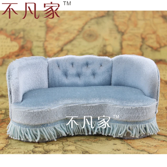 1:12 весы миниатюрная мебель диван из ткани мягкий|miniature furniture|dollhouse miniature furnitureminiature