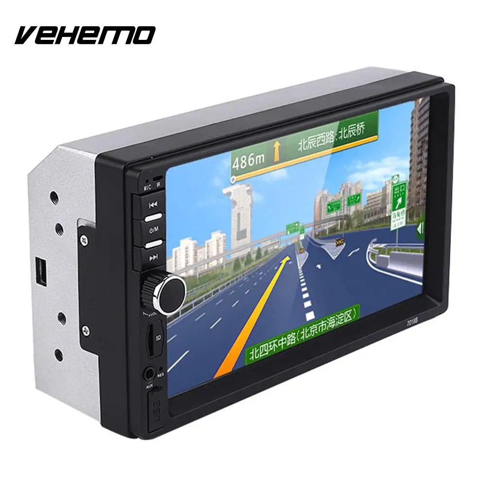 Автозвук MP5 AUX/USB/TF/FM плеер дистанционного Управление 7 дюймов Зеркало Ссылка 2Din