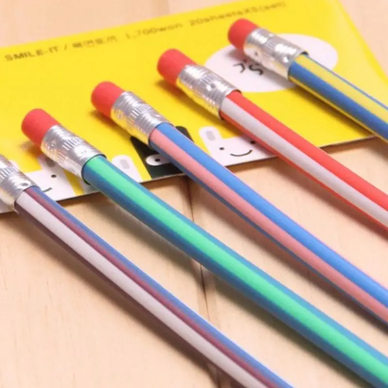 5Pcs 18cm Pencil Drawing Painting Tool Toys Flexible Students Stationery | Игрушки и хобби