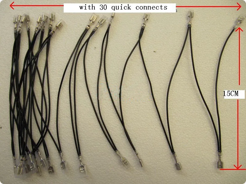 16 шт заземляющего провода каждый с 30 быстрого разъема аркадные части аркадная