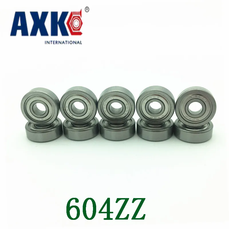 Axk 2021 604zz 604 подшипник Abec 5 20 штук 4x12x4 мм миниатюрный 604z упорные шариковые