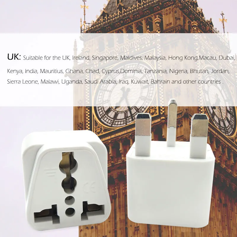 1 шт. универсальный адаптер для розеток стандарта ЕС США Австралии