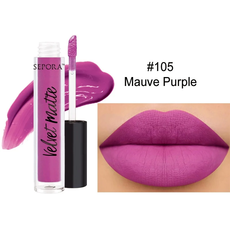 A5 Natural Liquid Lipstick Cosmetics Lips Gloss Long Lasting Lips Colors Matte Lipstick Makeup Pigment - Цвет: A5