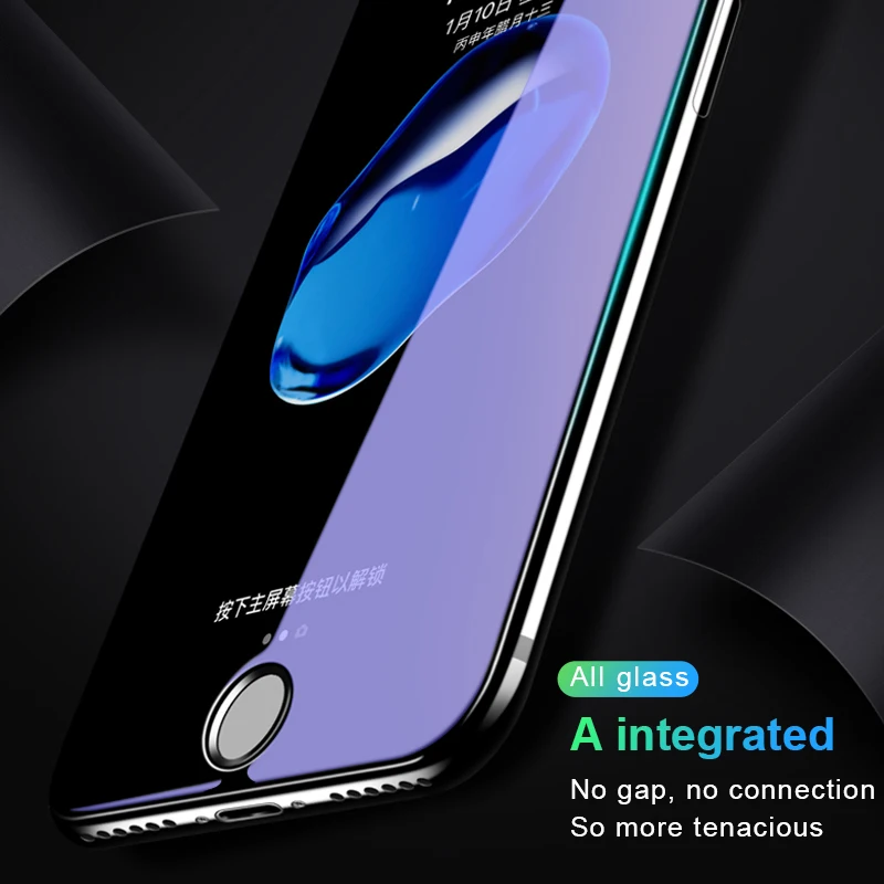 Полноразмерное защитное стекло RZP для Apple iPhone 8 Plus закаленное пленка с защитой от