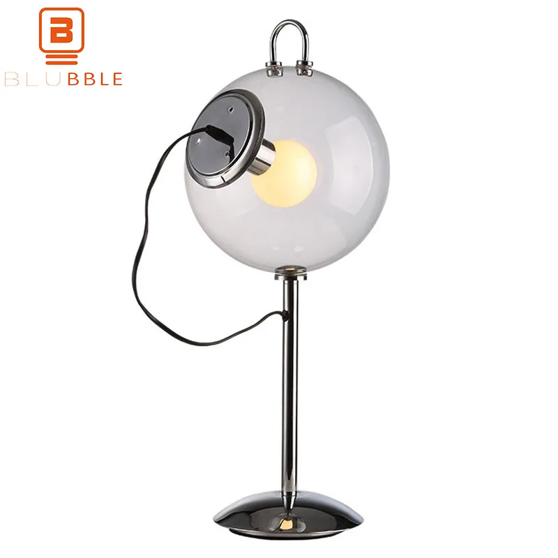 BLUBBLE Стеклянный Шар Настольная лампа AC 90-260 В стеклянная спальня исследование