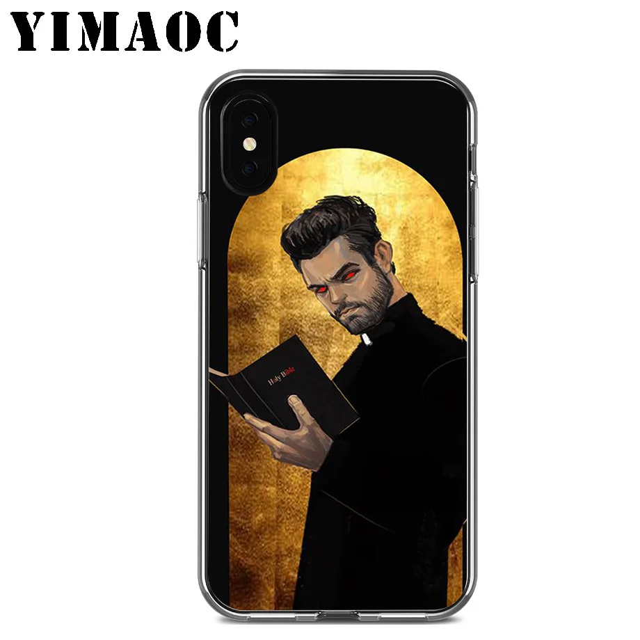 YIMAOC Lucifer Tv показывает Мягкий силиконовый чехол для Apple Iphone 11 Pro Xr Xs Max X 10 8 Plus 7 6S 6 SE 5s 5