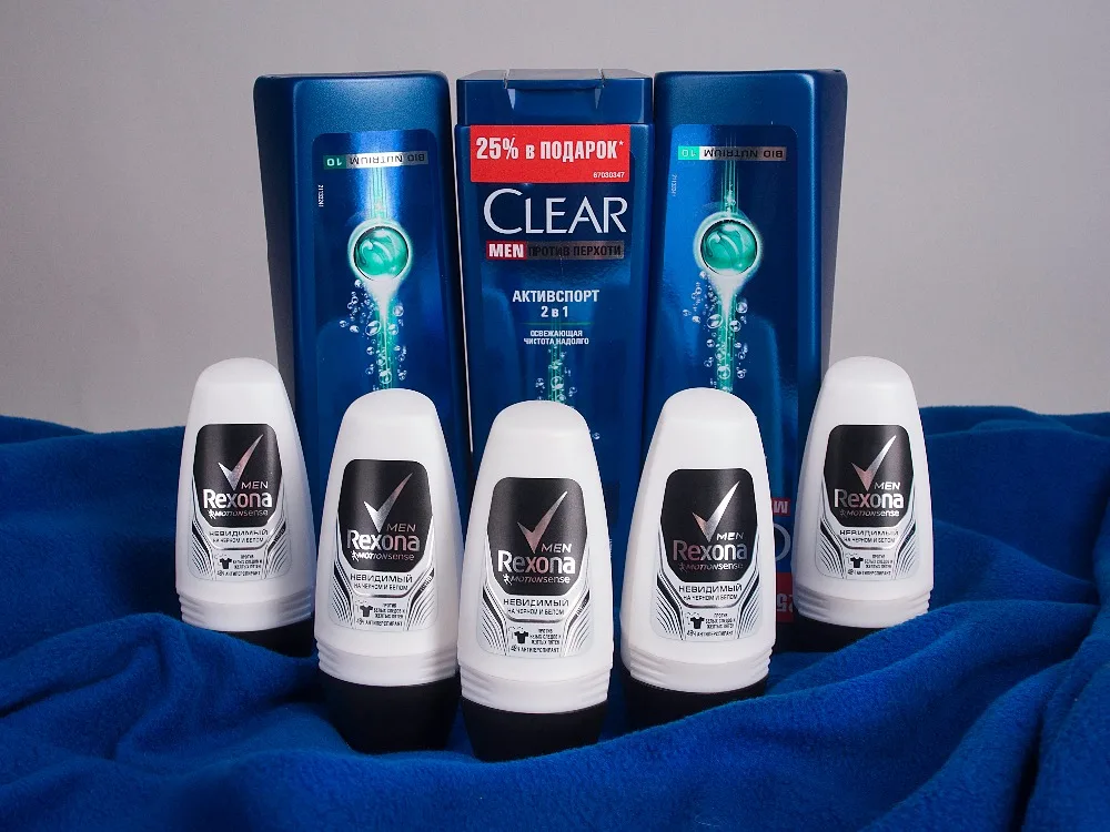 Спортивный мужской набор CLEAR/REXONA | Красота и здоровье