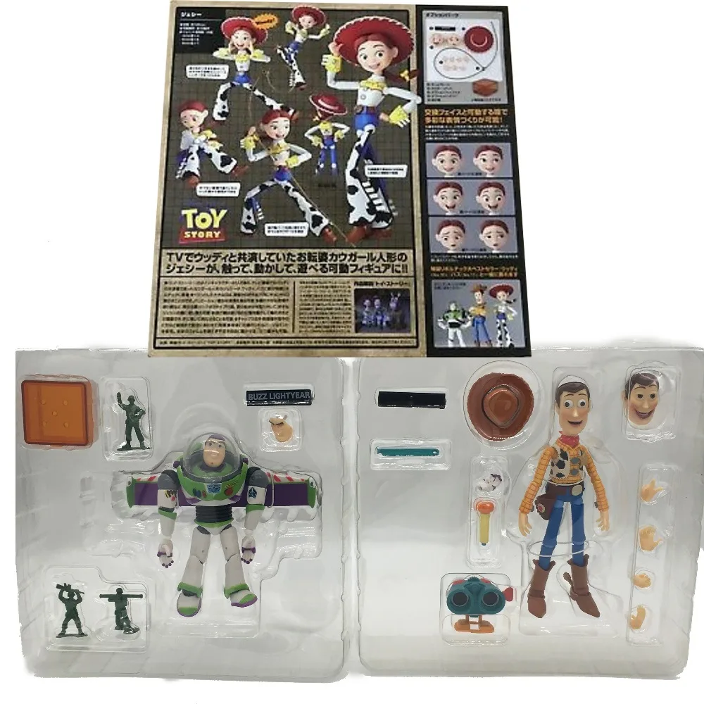 6 дюймов 3 типа Revoltech Sci Fi Jeesie Woody Talking Базз Лайтер фигурка игрушка Gitf для