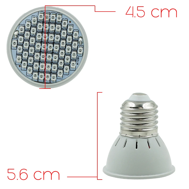 1 шт. полный спектр E27 220V светодиодный завода светать светильник для фотографий с