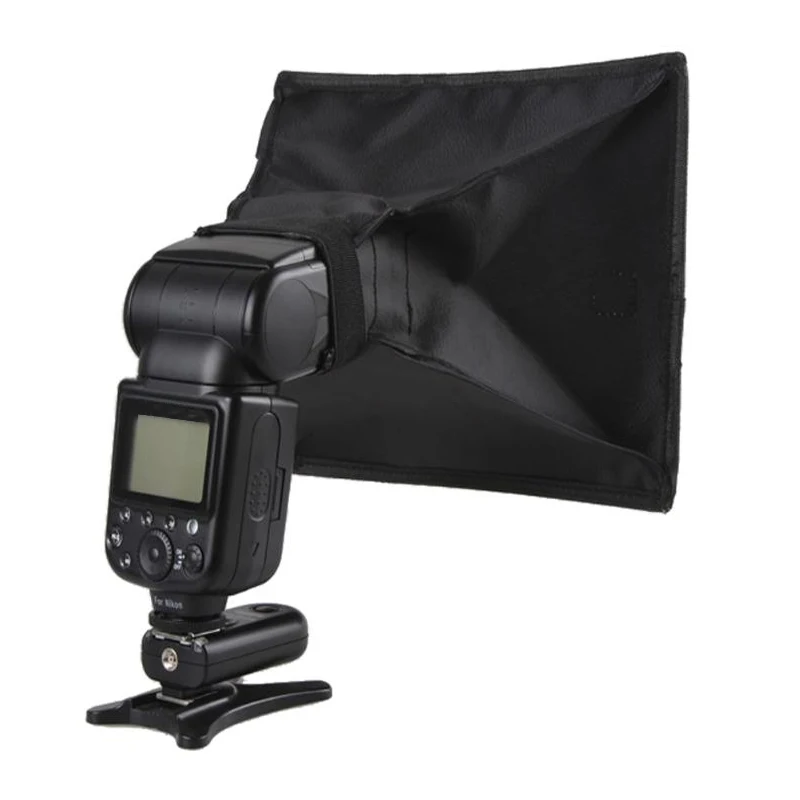 Универсальный квадратный мягкий рассеиватель для вспышки 1 шт.|flash diffuser|pop-up flash