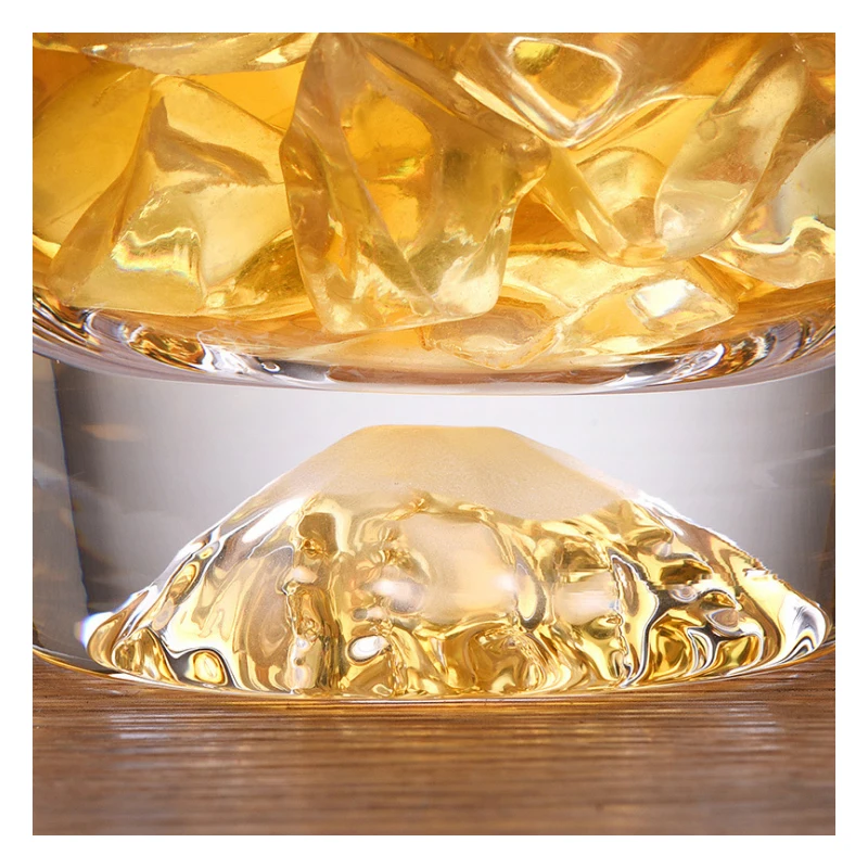1 шт. термостойкая стеклянная чашка с рисунком Fuji 350/450 мл|whisky glass|glass for beercrystal glass cup |