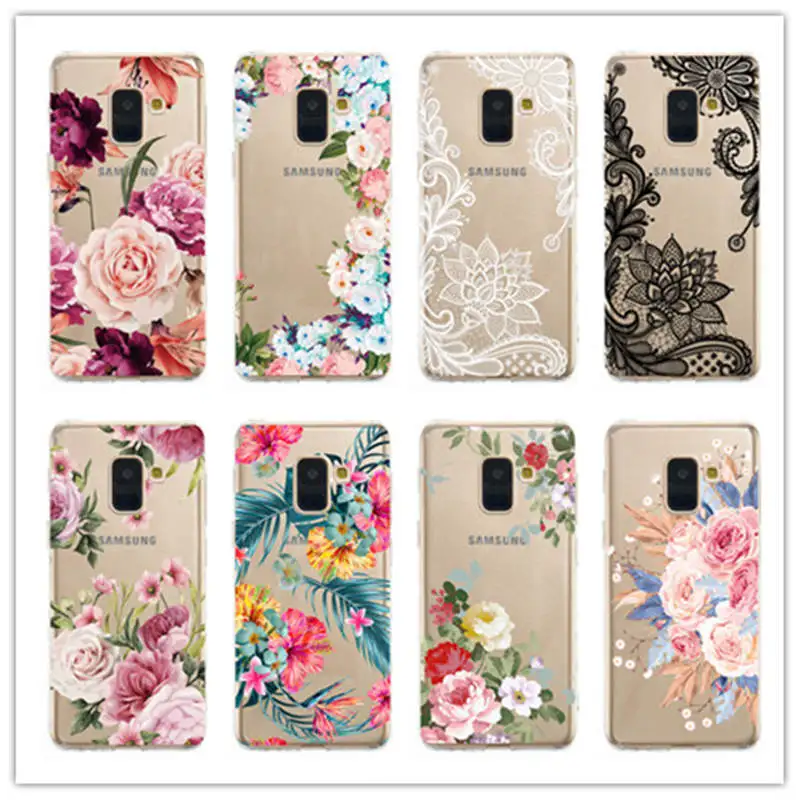 Чехол для Samsung Galaxy J4 J6 S8 S9 S10 Plus A9 A6 A8 A7 2018 A750 M10 M20 A30 A50 Lite Note 9 мягкий силиконовый