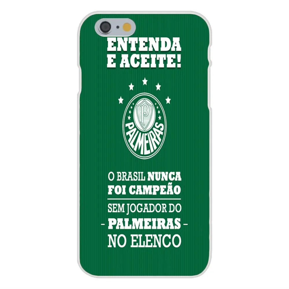 Мягкий защитный экран для Apple iPhone 4 4S 5 5C 5S SE 6 6S 7 8 Plus X XS Max XR Football Club Palmeiras | Мобильные