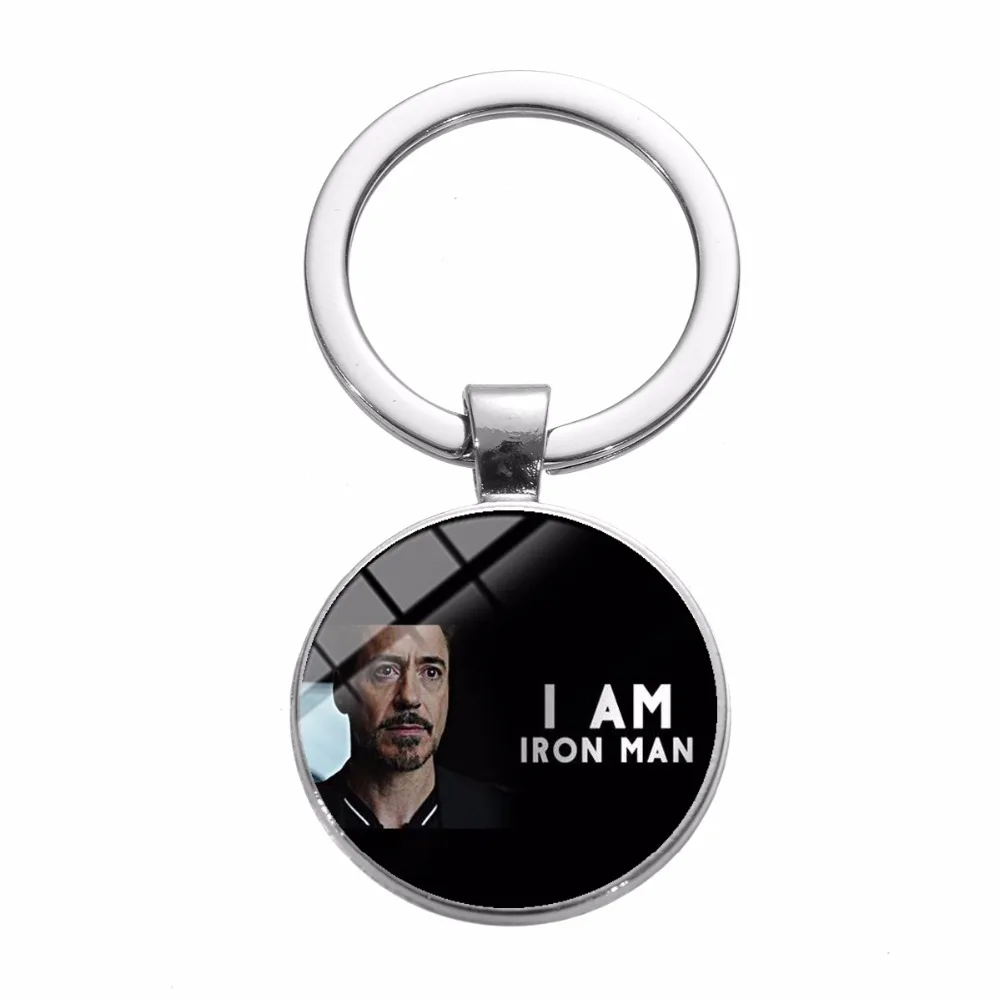 SONGDA Железный человек Tony Stark брелок Marvel The Avengers 4 Endgame Quantum Realm Series для ключей