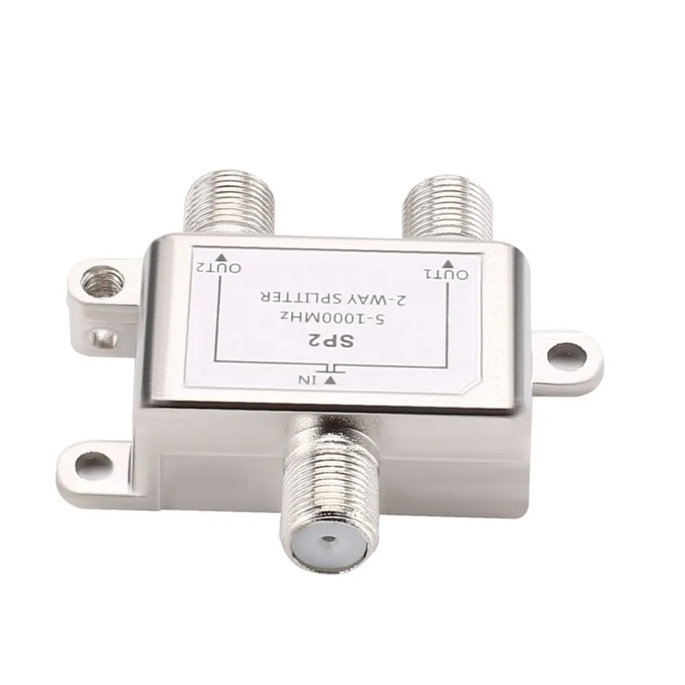 2 Way Cable Splitter Satellite Multiswich CATV Signal Mixer Digital Combiners Diplexers VHF UHF | Электроника