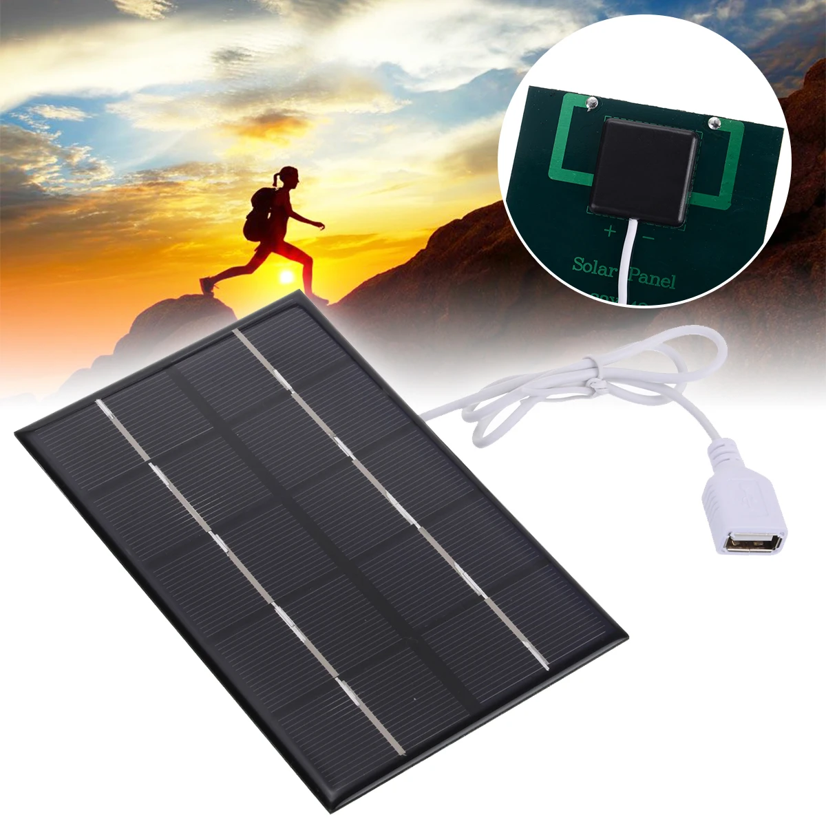 Mayitr 5 Вт в порт USB фотопанель солнечное зарядное устройство панель для