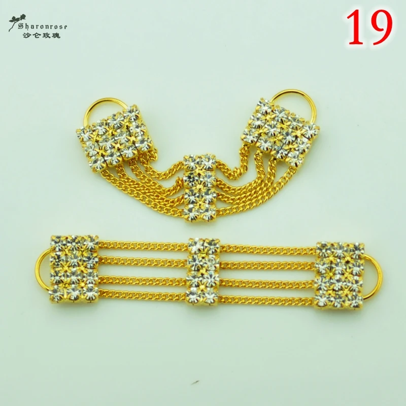 Соединители Стразы с кристаллами 1 шт./латунная цепочка пряжкой для плавания/для