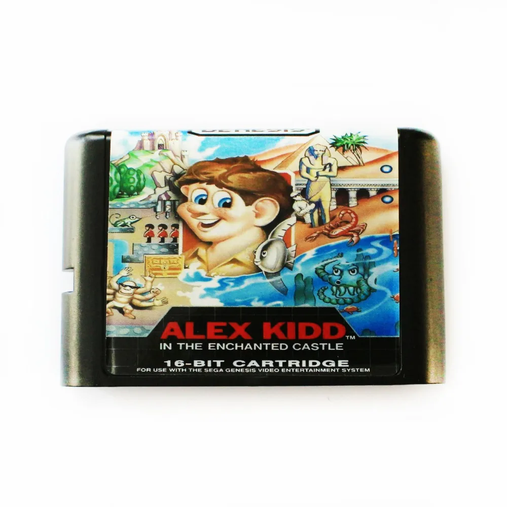 Алекс Кидд 16 бит MD карточная игра для Sega игры SEGA Mega Drive Genesis|alex kidd|16 bitmd game |