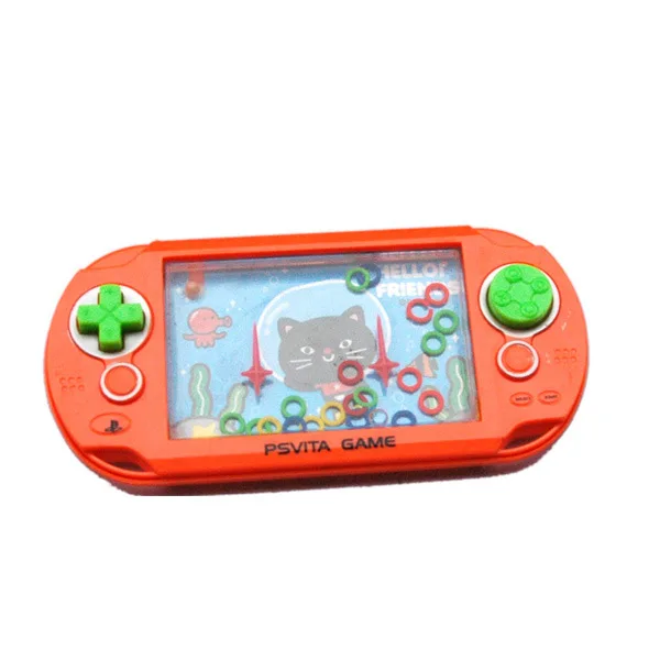 Серый ASSOT Squishy Water Ring Toss Squeeze Toy Child Handheld Game Machine Parent-Child Interactive Antistress Game Toys For Children - Цвет: Серый