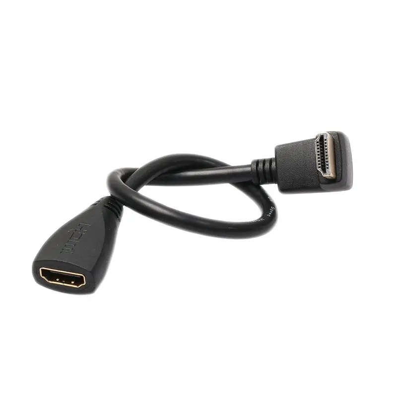 SCLS 2x мини HDMI кабель (90/270 градусов) к адаптер папа женскому позолоченному 1080P|hdmi