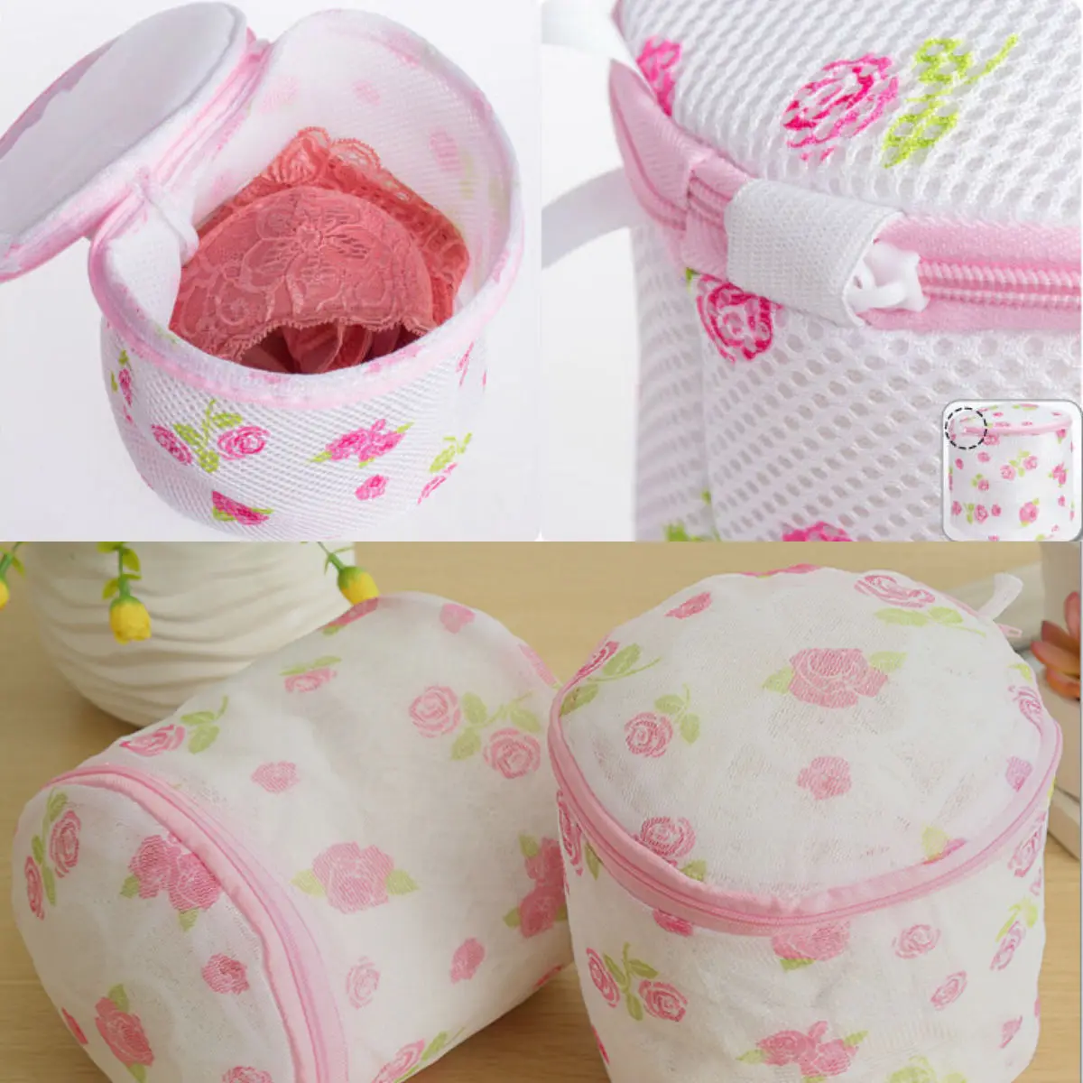 Женское нижнее белье Стирка в бюстгальтере Сетчатое корзина помощи Сетчатая