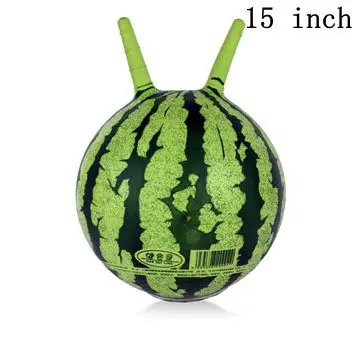 Watermelon 15 18 дюймов детские спортивные игры надувной бункер шары надувные прыжки мяч ездить на игрушечные лошадки для детей Babys - Цвет: Watermelon