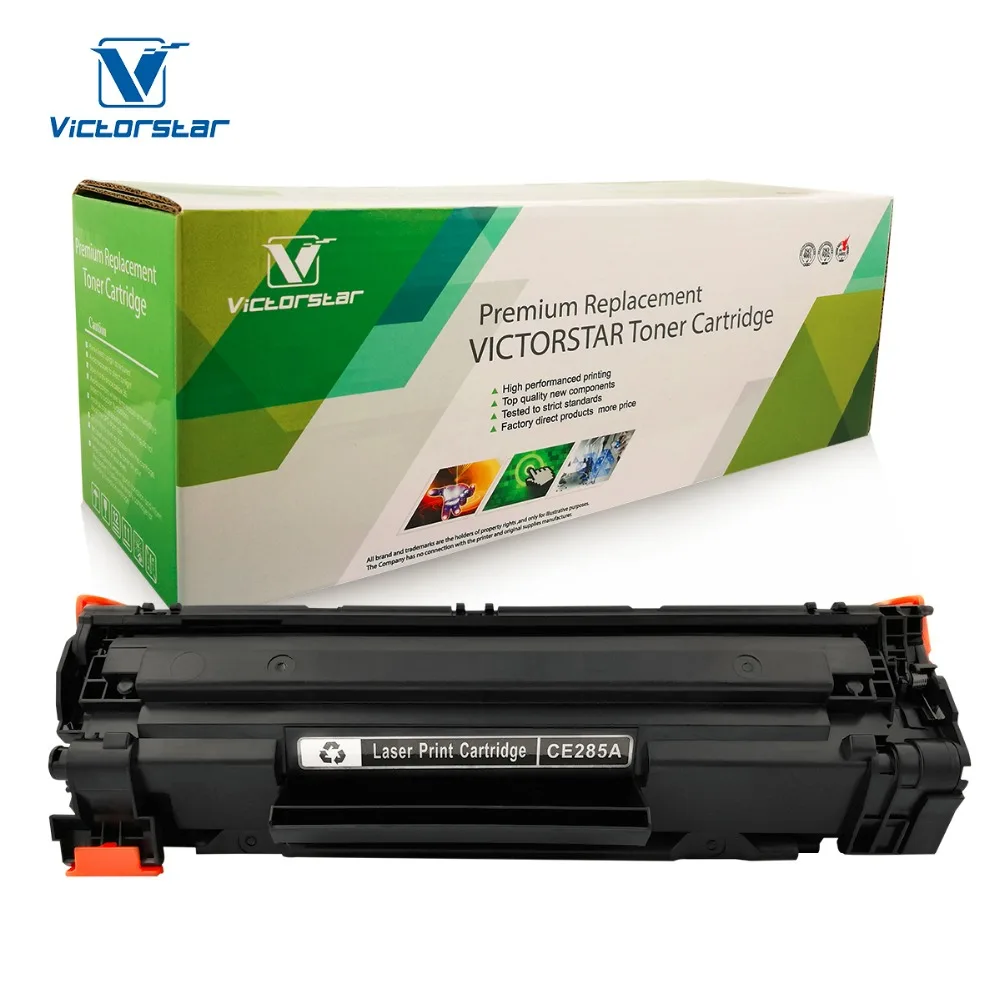Совместимые картриджи CE285A 85A (черный) victorstar для HP LaserJet Pro P1102 P1102W P1100 M1212NF MFP M1217NFW