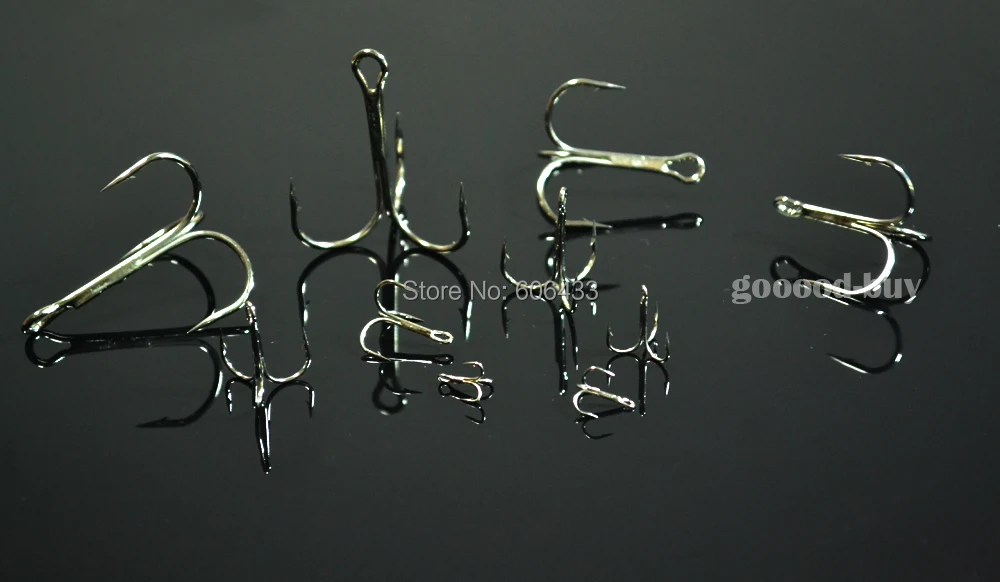 

20PCS Hight quality Fishing Fish Treble hooks Baits Fishhook Tackle 3/0# Free shipping
