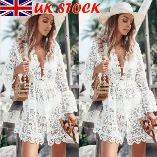 Новинка женские кружевные платья кроше накидка купальник сексуальный костюм