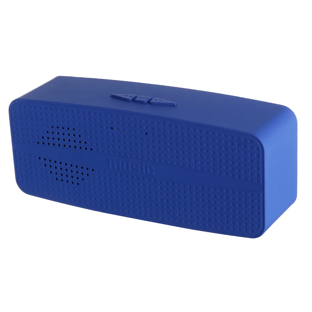 Портативный беспроводной Bluetooth hi-fi-стереозвук карта памяти SD динамик для