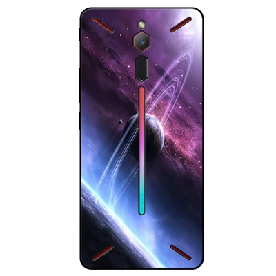 Золотой Звездное раскрашенный чехол задняя крышка для zte nubia Red Magic Mars Мягкий силиконовый чехол для телефона zte nubia Red Magic Mars случаях - Цвет: Золотой
