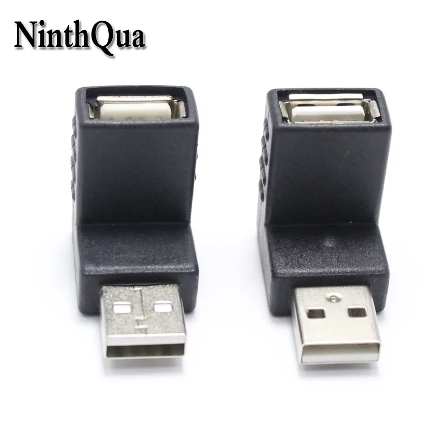 1 пара вверх/вниз штекер на гнездо 2 0 USB 90 градусов L Тип адаптер питания для