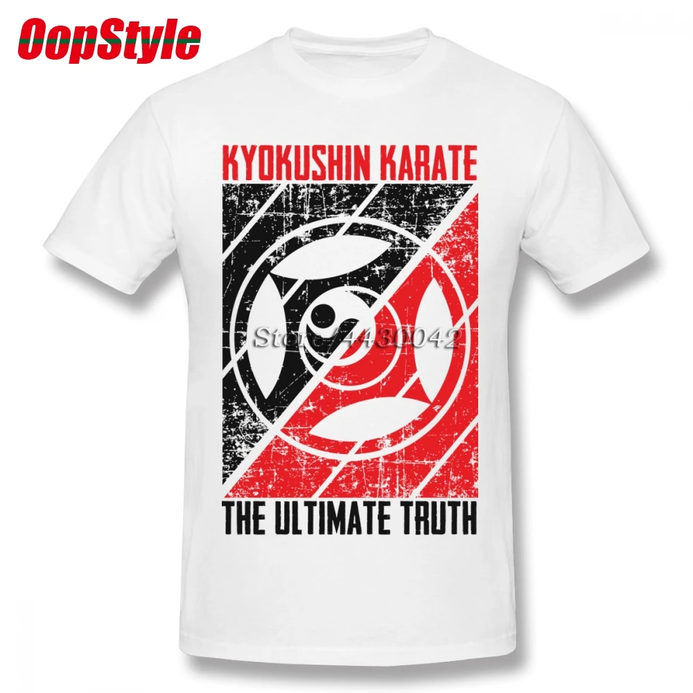 Мужская футболка с коротким рукавом Kyokushin хлопковая Футболка большого размера 4XL