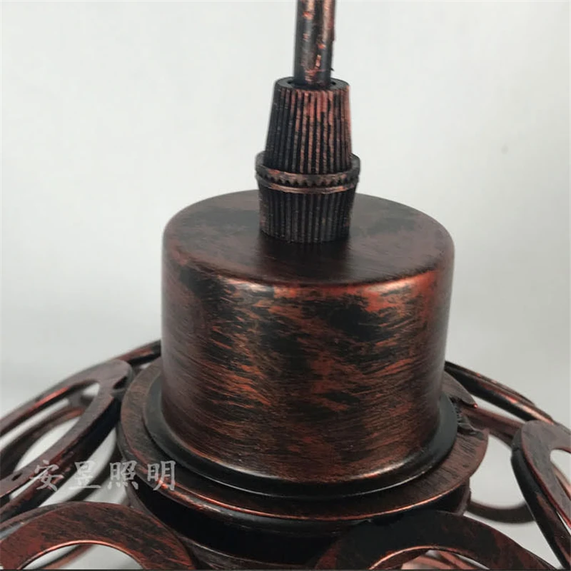 Винтажные подвесные светильники в стиле лофт Подвесная лампа ретро абажур для