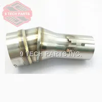 Motorcycle Exhaust link pipe GP exhaust adapter pipe interface Middle Pipe Escape GP adapter pipe from 51mm to 35mm