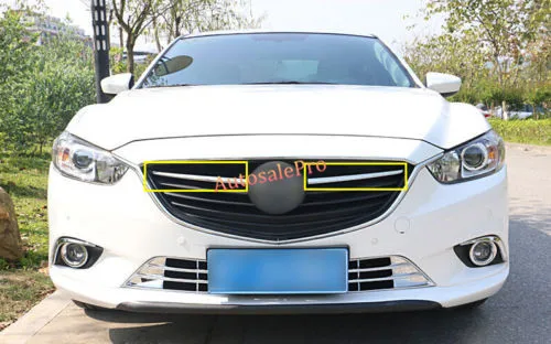 Передний центральный верхний решетчатый гриль для Mazda 6 M6 Atenza 2013 2014 2015 крышка