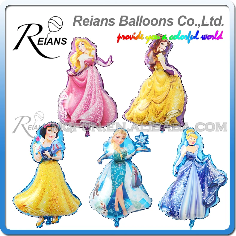 Оптовая продажа 100 шт./партия большие шары принцессы с героями мультфильмов Белль
