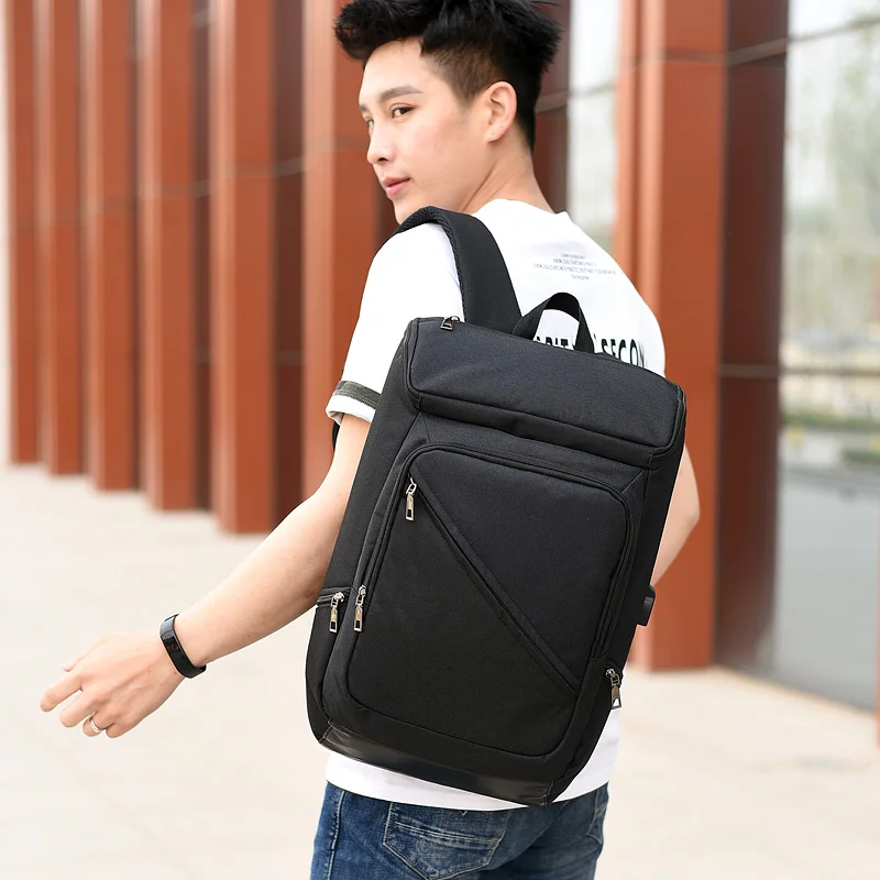 

Multifunction Men's Backpack USB charging Travel School Bags Nylon Large Capacity male Rucksack 15.6 inch man Laptop Backpacks