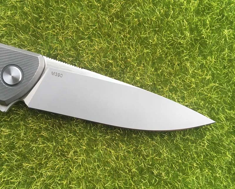Зеленый шип 95 HATI Флиппер складной нож M390 стальной титановый подшипник CF 3D Ручка Кемпинг Охота Открытый фрукты Ножи EDC тоже