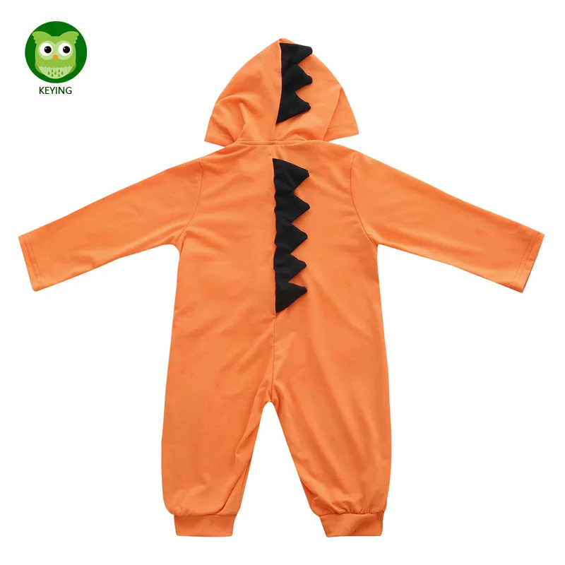 Детский комбинезон KEYING хлопковый ромпер с капюшоном и длинными рукавами на
