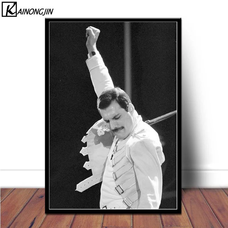 012 Фредди Меркурий арт-плакат домашний декор королева-музыкант рок-группа легендарные плакаты и печать, Картина Настенная живопись на холсте - Цвет: 012